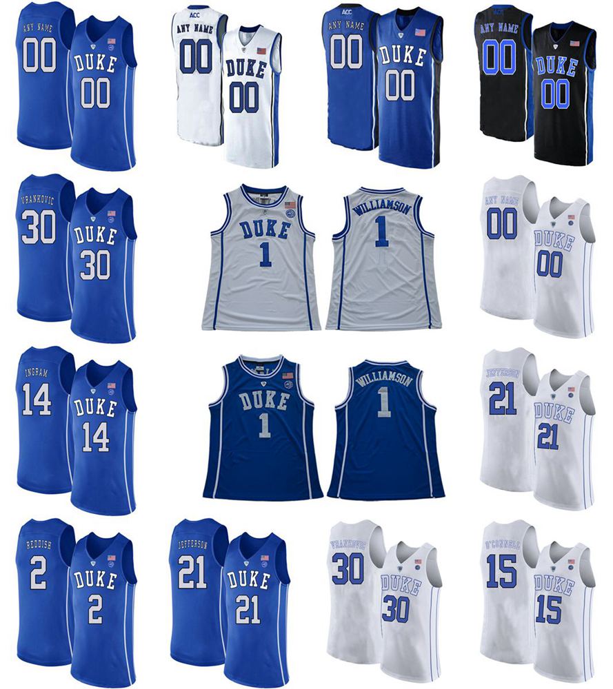

Duke Blue Devils College Basketball Jerseys 15 Alex O'Connell Jersey Seth 30 Curry Rodney 5 Hood Quinn 2 Cook Joey Baker Custom Stitched, Youth white
