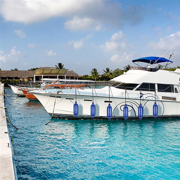 

Outdoor Yacht Crash Float Blue PVC for ship / pad yacht anti collision boat against high strength inflation ball