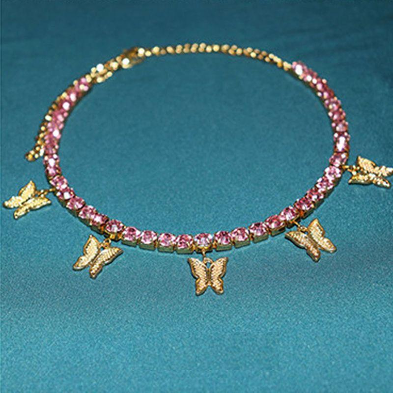 

Charm Bracelets Sparking Fully Crystal Pave Butterfly Bracelet Women Fashion Jewelry