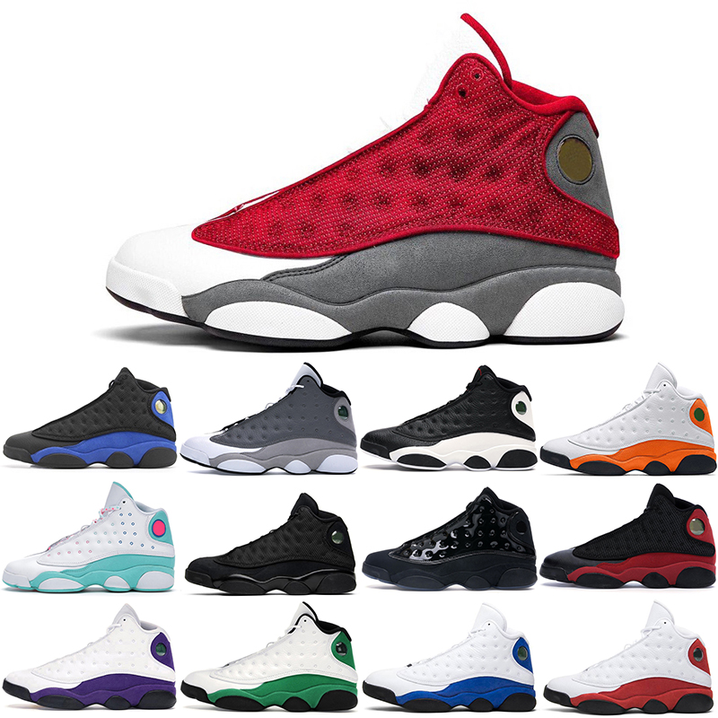 

Red Flint Jumpman 13s Basketball Shoes For Men Women 13 Hyper Royal Court Purple #12 Aurora Green Olive Black Cat Mens Trainers Sports Sneakers, #10