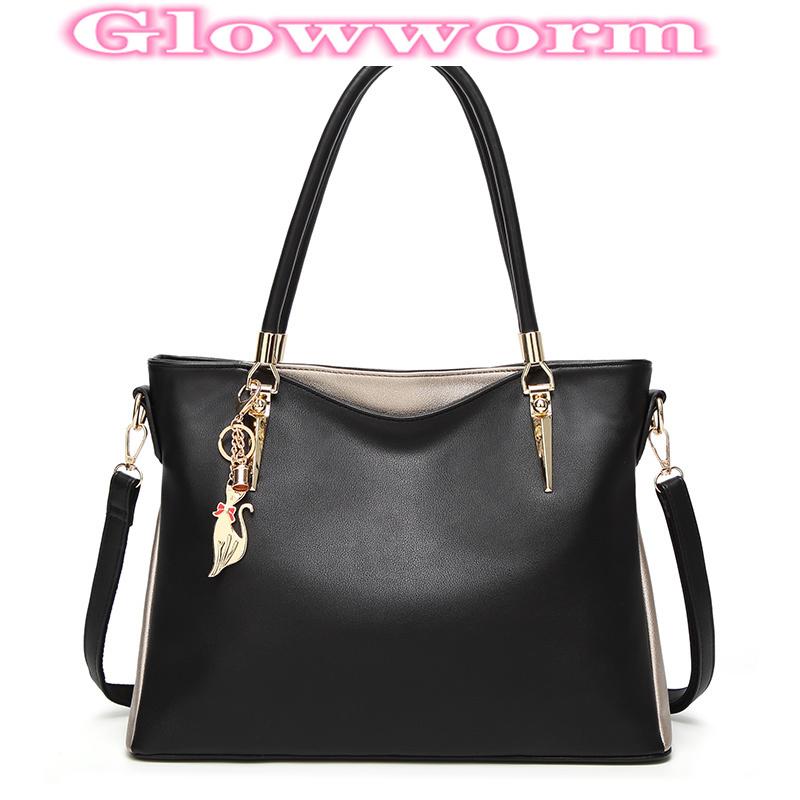 

Handbag Shoulder bag Tote Leather Women, Black
