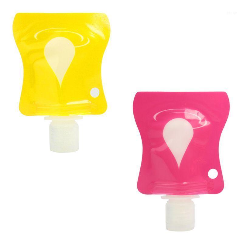 

Storage Bottles & Jars 1Pc Mini Plastic Square Empty Bag Lotion Cream Shampoo Dispenser Water Drop Printed Refillable Bottle Container Flexi