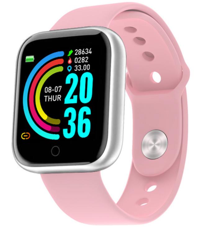 

Smart Watches Men Waterproof Sport Fitness Tracker Bracelet Blood Pressure Heart Rate Monitor Y68 Smartwatch