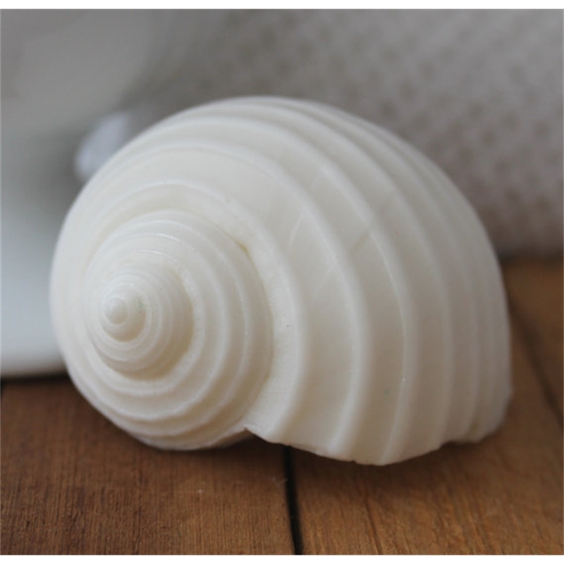 

Silicone Mould Pearl Conch Handmade Soap Mold Shells Shellfish Shape Soap Mold Decorating Fondant Cake Mold 210225