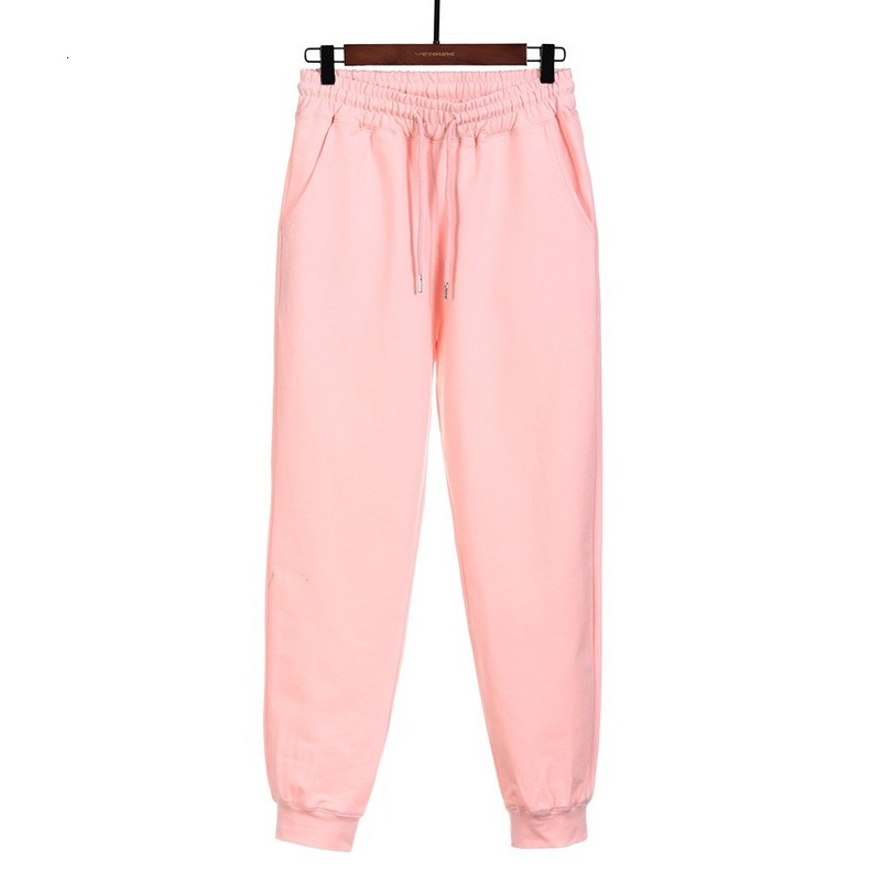

2021 New Cotton Solid Women Trousers Autumn Casual Plus Size High Waist Gymnastic Jogging Pants Sweatpants Korean Vcvz, Style8