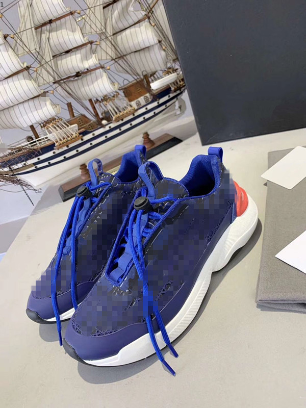 

Dio 2021u high-end limited edition letter leather stitching men's casual low-top sneakers, large size fashion lace-up outdoor tide 35-45 MKJ0002