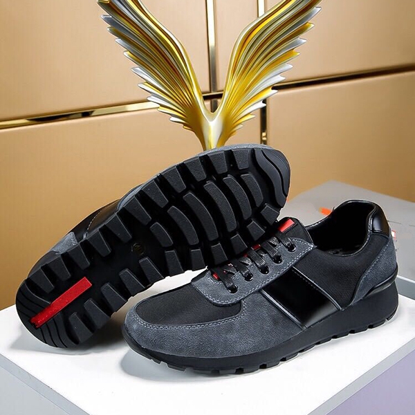 

2021lusso progettista Fashion Trend Real Leather and Mesh Breathable Men Leisure Lace Up comfort Sneakers 38-45 mjk001