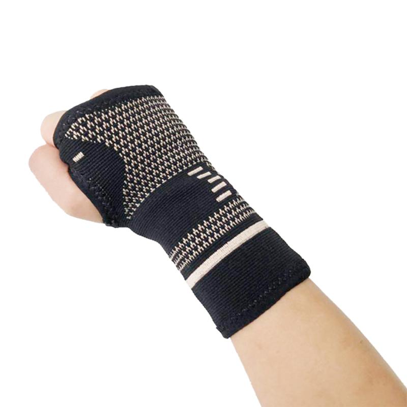 

Wrist Support Protective Gear Boxing Hand Wraps High Quality Weightlifting Bandage Wristband Palm Guard, Black