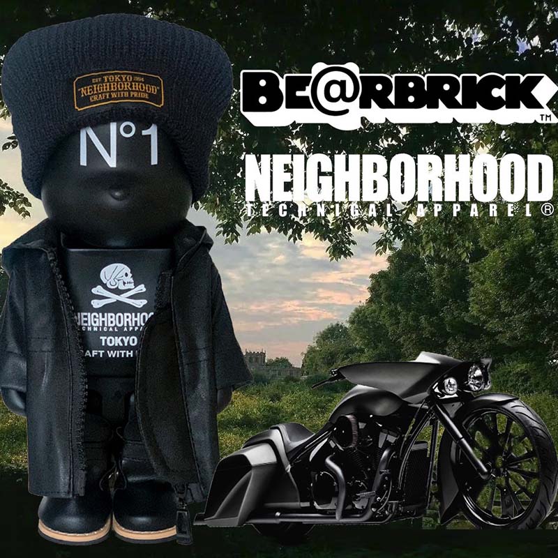 

Take a closer look at NBHD building blocks violent bear bearbrick400% custom creation tide play toy ornaments hand-made model children's gift 28CM