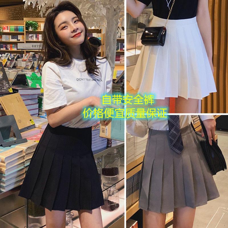 

Skirts 2021 Pleated Skirt With High Waist And Thin Spring Autumn, Black