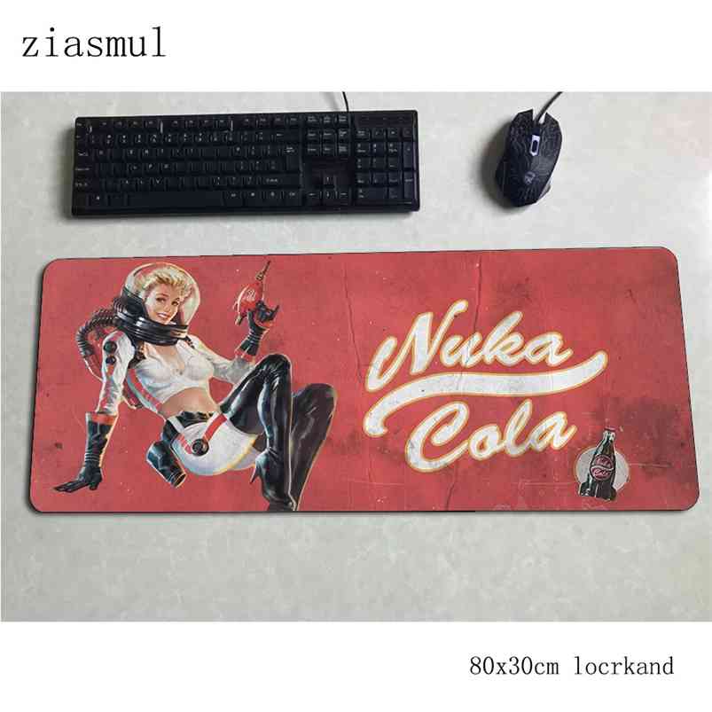

fallout mouse pad 80x30cm mats present Computer mat gaming accessories Customized pad keyboard games pc gamer 210615