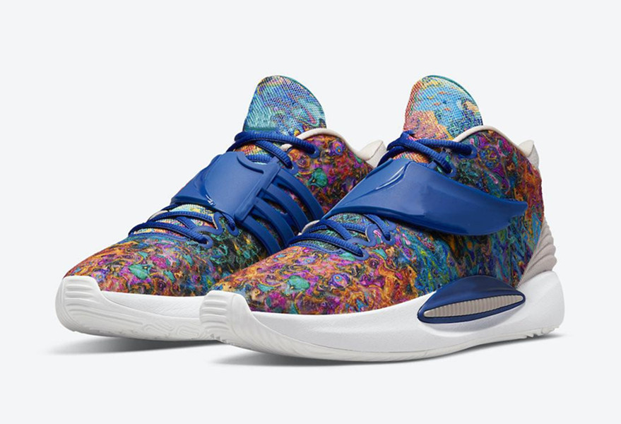 

Kids KD 14 Deep Royal Blue Men Women Basketball Shoe With Box 2021 high quality Kevins Durant Home Sports Shoes Size US4-US12