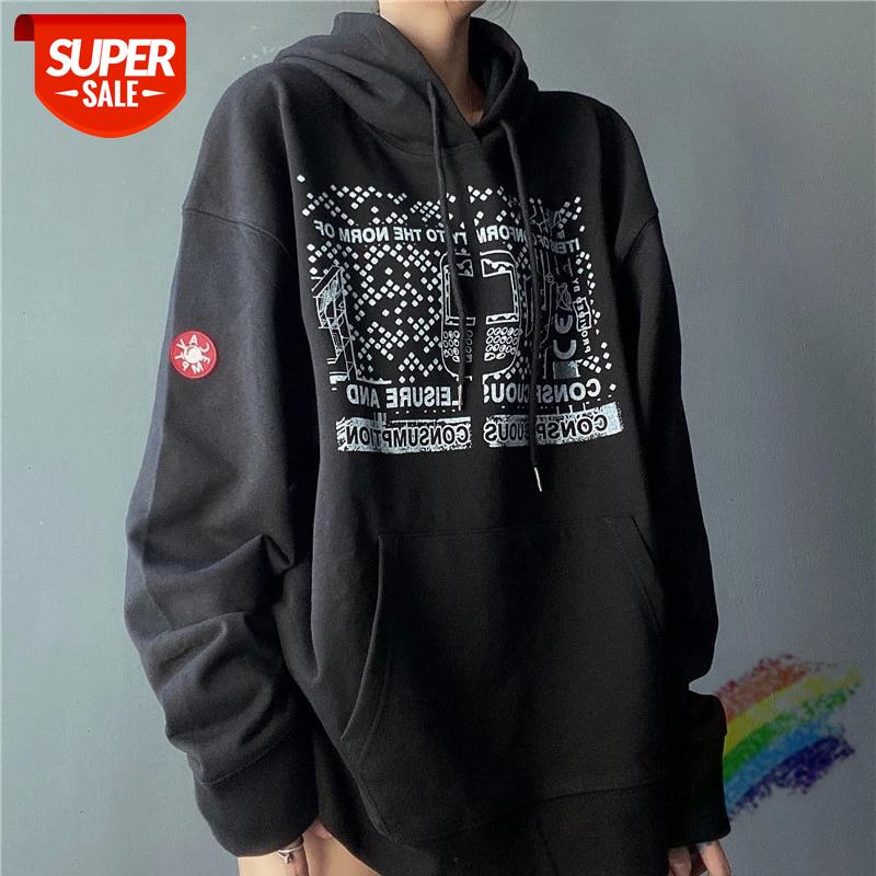 

High-Quality Cavempt C.E 20AW CONSUMPTION HEAVY HOODY Women Men 1:1 Hoodie CAV EMPT Pullover #FQ1L, Black