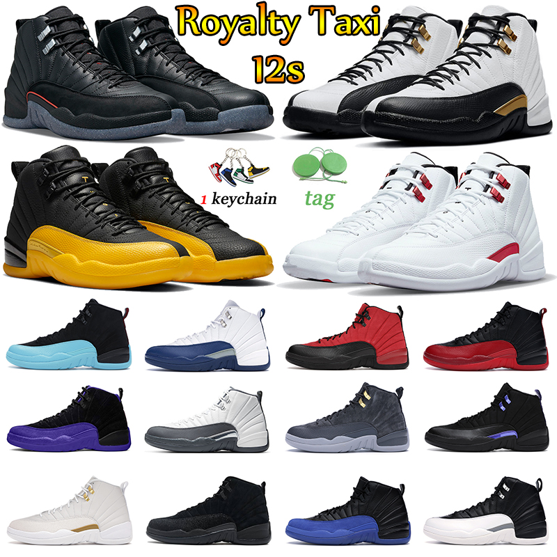 

Men Basketball Shoes 12 12s JUMPMAN Royalty Taxi Utility Dark Concord Reverse Flu Game Royal Twist Bowl Easter Playoffs Bulls Mens Women Trainers Sports Sneakers, 36-45 grey royal red