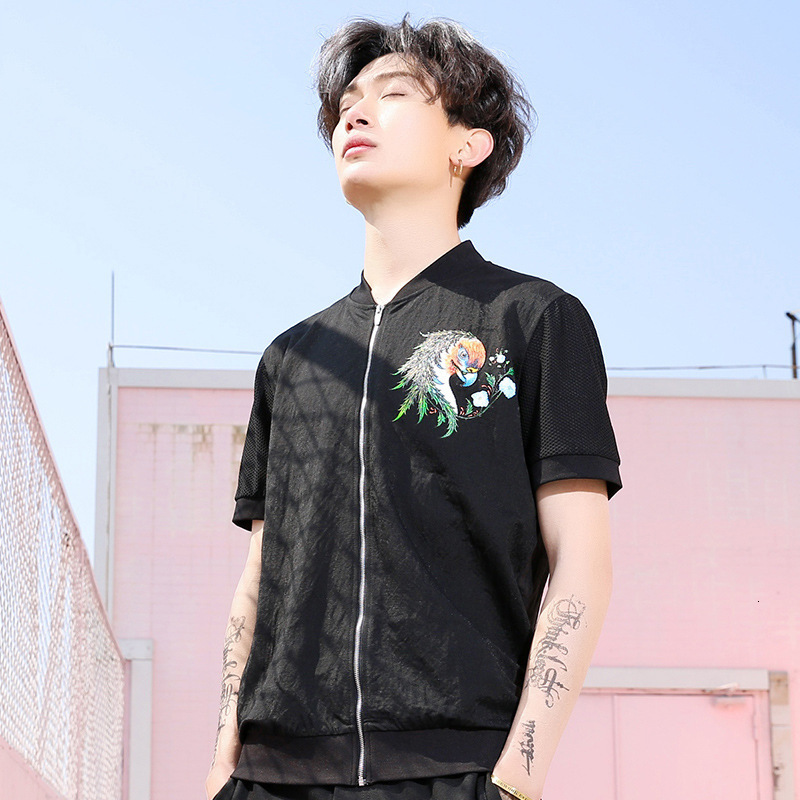 

2021 New Men's T-shirts Cotton Brand Printed Summer Casual Funny Brand-clothing t Shirt Men Sportwear Tshirt Harajuku Top Hip Hop Km68, Black