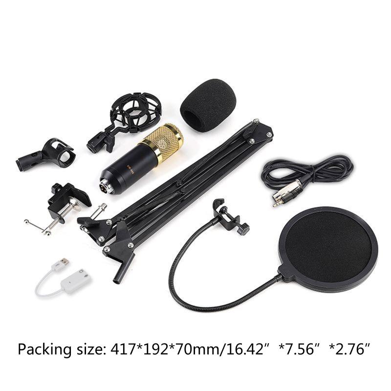 

Microphones Condenser Microphone Bundle BM-800 Mic Set For Stu Dio Recording Kit 77HA