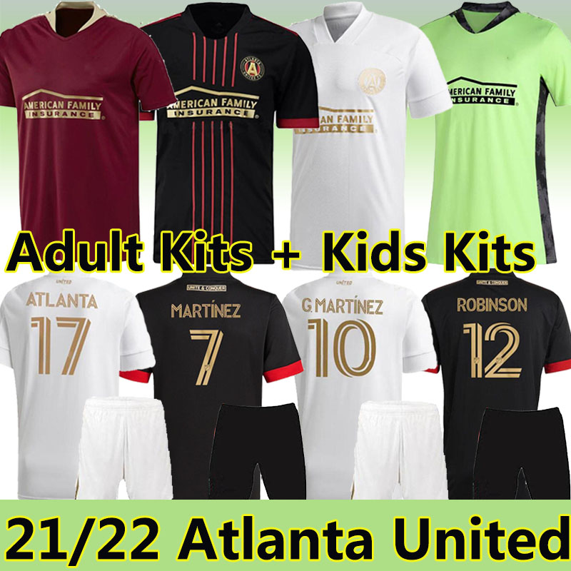 

New 21/22 MLS Soccer jerseys Atlanta United LAFC inter miami LA Galaxy 2021 2022 G.MARTINEZ MORENO TORRES Adult kids kits football jersey, Red goalkeeper