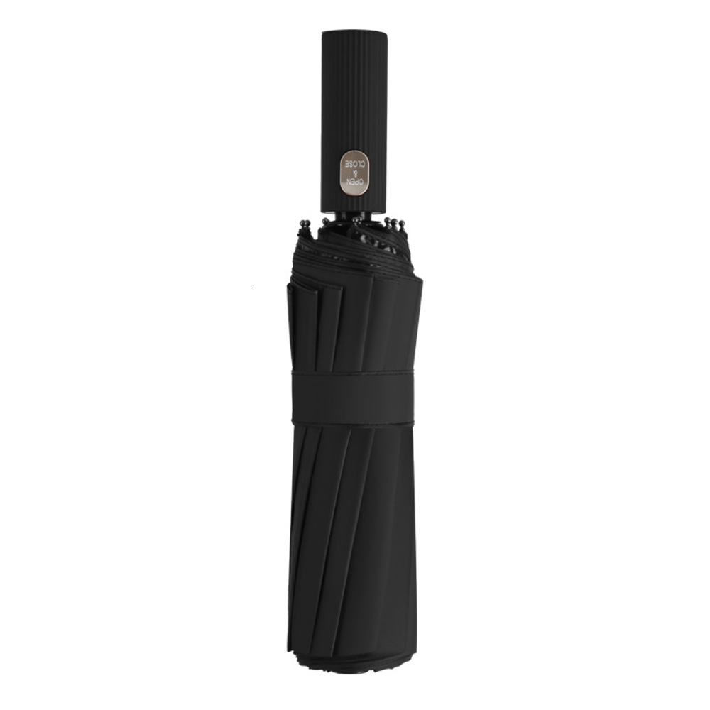 

Full automatic umbrella, sun UV protection, sunny and rainy dual purpose three fold double sunshade for men women