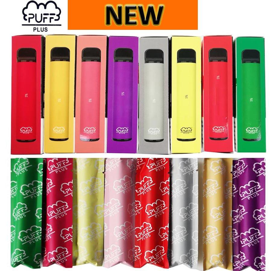 

Newest PUFF BAR PLUS Puffs Disposable Vape Pen 400mAh Battery 3.2ml Pods Cartridges Pre-Filled e Cigs Limited Version Vaporizers Device