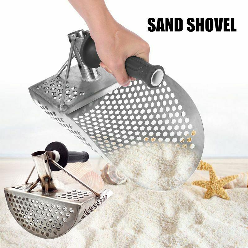 

Beach Sand Scoop Shovel Hunting Tool Stainless Steel Accessories for Metal Detector TSH Shop