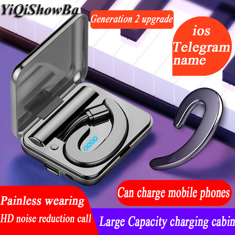 

S9Upgrade 2The integrated bone conduction type hanging ears monaural bluetooth wireless headset wireless headset with warehouse