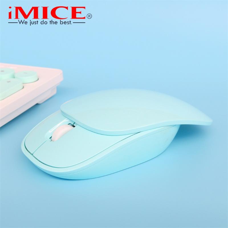 

Imice E-1100 2.4g Wireless Slider Mute Mouse Portable Belt For Office Computer Pc Wireless Home Office Game Mice Support Desktop