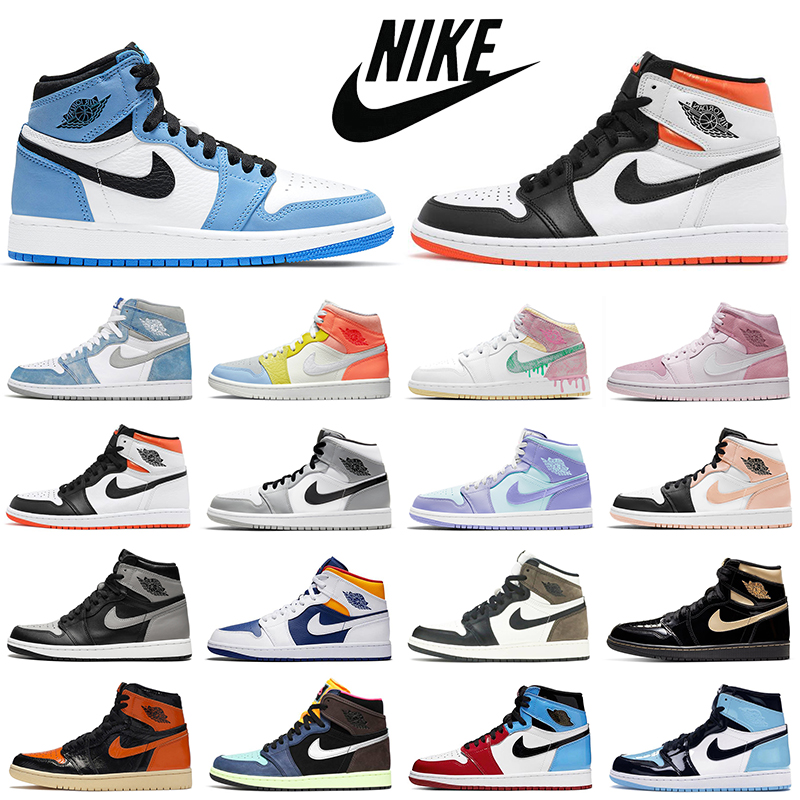

Discount Air retro jordan 1 jumpman men basketball shoes 1s University Blue Hyper Royal Dark Mocha Bred mens women trainers sports sneakers Dropshipping, Shattered backboard