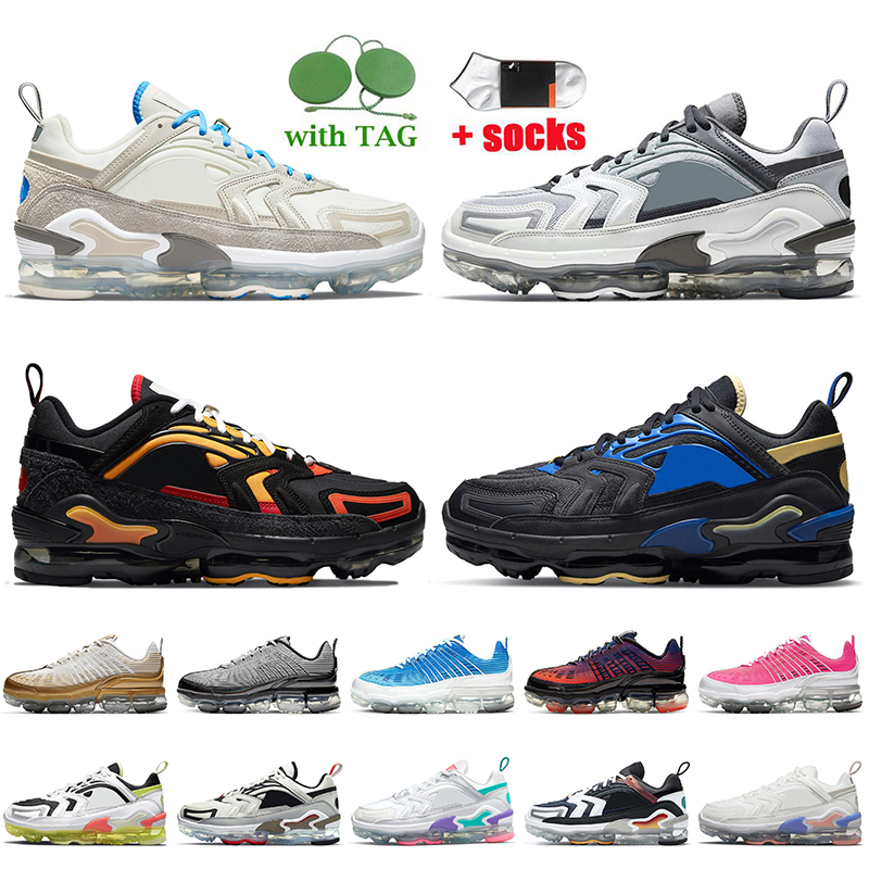 

Vapourmax EVO 2021 Cushion 360 TN Plus Women Mens Running Shoes Big Size US 13 Sneakers First Use Sand Wolf Grey Blue Infrared NRG Black White Iridescent Oreo Trainers, C35 white black 36-47