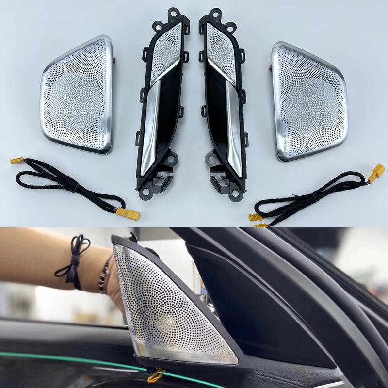 

Interior&External Lights Car Ambient Light Luminous Speaker For G30 G38 5 Series Treble Tweeter Audio Trumpet Horn 64 Colors LED