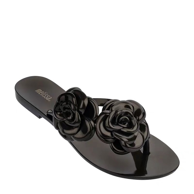 

Sandals Melissa women summer slippers clip toe flip flops woman casual shoes female melissa brand sandals DKKW, 1# shoe box