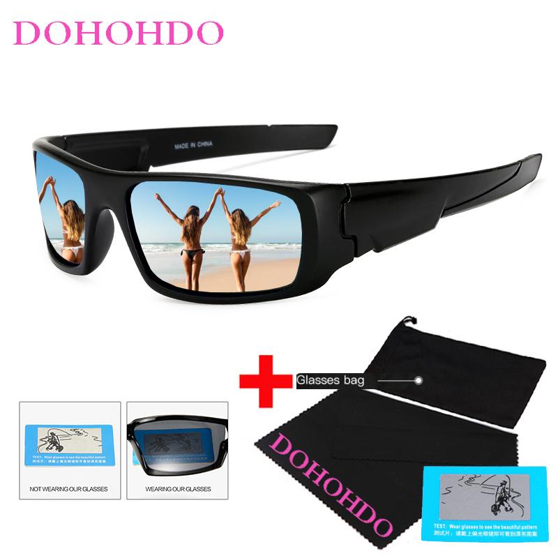 Lunettes de soleil Dohohdo Men Classique Polarisée Male Marque Design Lunettes Conduite Pêche Soleil de luxe pour Gafas de Sol UV400