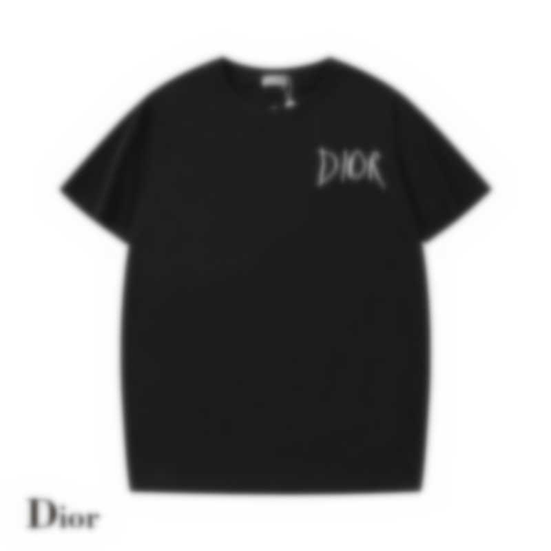 

summer Designer t shirt mens womens GG&#13CD DI0R T shirt black white high-quality fashion short-sleeved print tee, White;black