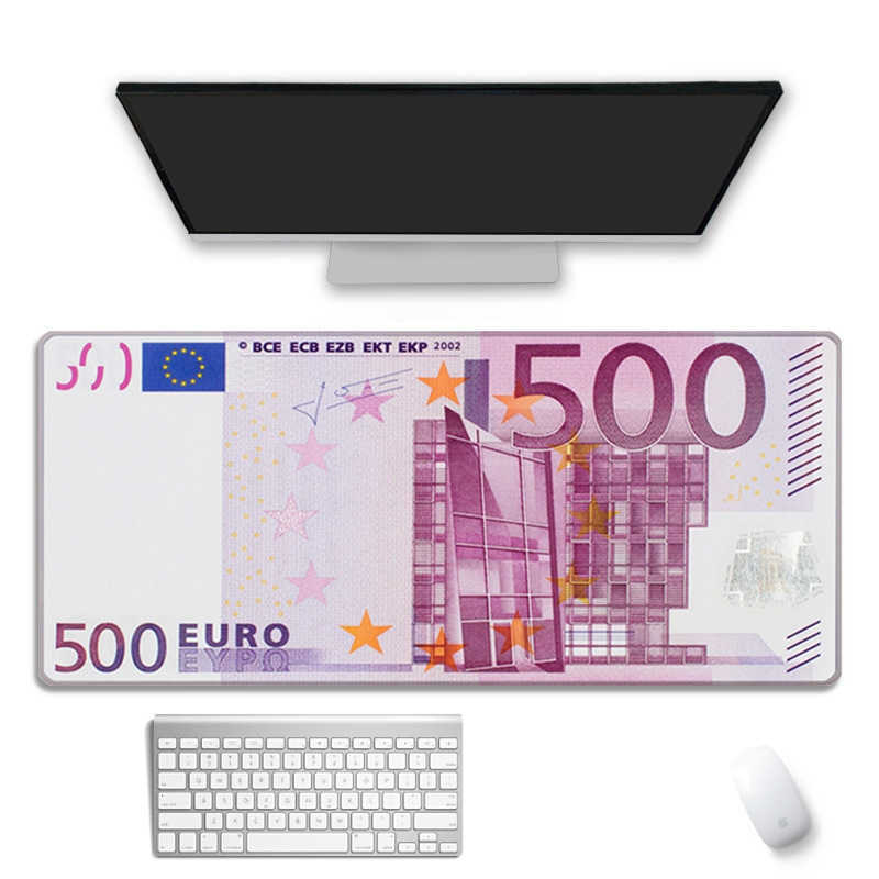 

Personalized world currency mouse pad large high-end thickened hemmed group personal desk pad