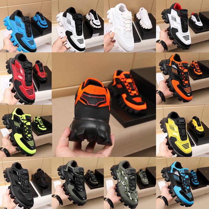 

Designer Casual Shoes Cloudbust Thunder Sneakers Technical Fabric Rubber 19FW Capsule Series Camouflage Black Stylist Lates P Lace up Platform Sneaker, Color 1