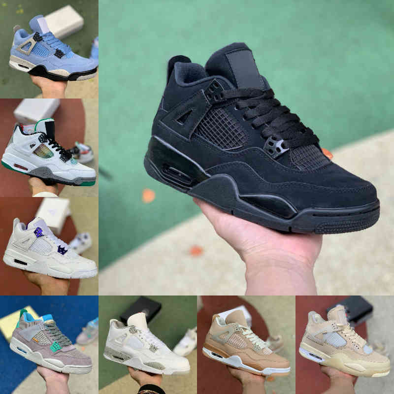 

Top Quality University Blue 4 4s Basketball Shoes Mens Women Black Cat Cream Sail Desert Moss White Oreo 4 Neon Shimmer Union Taupe Haze What The Cement Brand Sneakers, Motorsports
