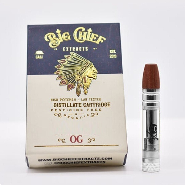 

BIG CHIEF Vape Cartridge Packaging 0.8ml Ceramic Coil Wood Tip Dab Pens Empty Vapes Pen Carts Thick Oil Wax Vaporizer 510 Atomizer