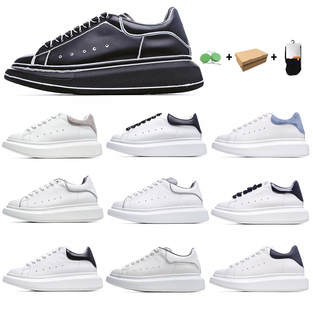 

Top Quality Stamp Design Platform mens womens running shoes Velvet suede heel Pelle Black calfskin Leather Sneakers outdoor Sports shoe toddler boy girl Trainers, Customize