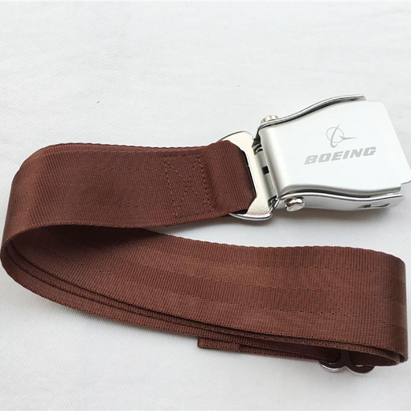 Belts Brown Boeing Airbus Airlines Men Man Trousers Jeans Belt Airplane Safety Buckles Waist Luxury Designer For Women Ladies