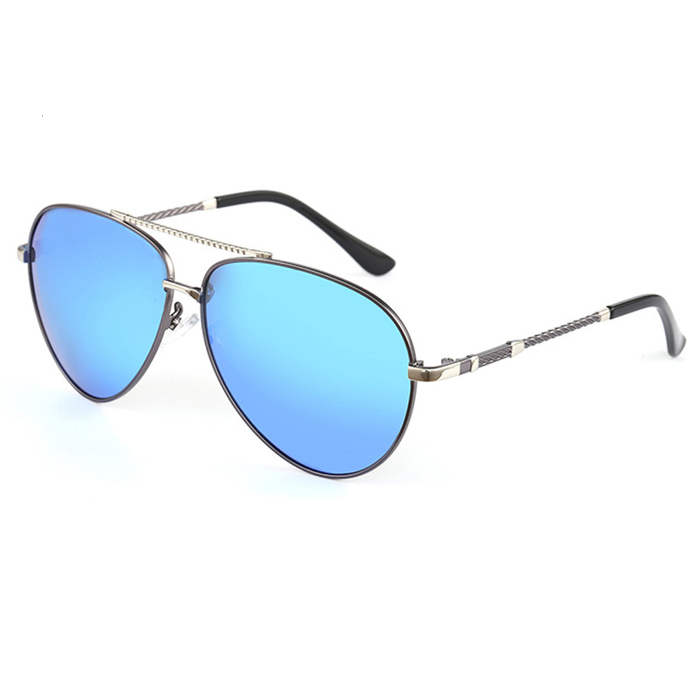 

New 2021 Novos Homens Polarizados Sol 7 Cores Metal Frame Uv400 Masculino Culos De Conduo Com Caixa Dow2