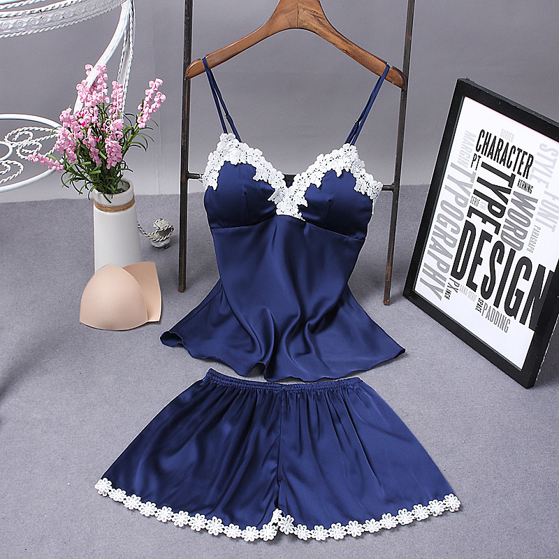 

Young Mrs. Fitz, Sexy T-shirt Backpack Upstairs Sweet Shorts Competition Trim Nightwear a New Summer Breeze at Home to Wear 31wy, Red