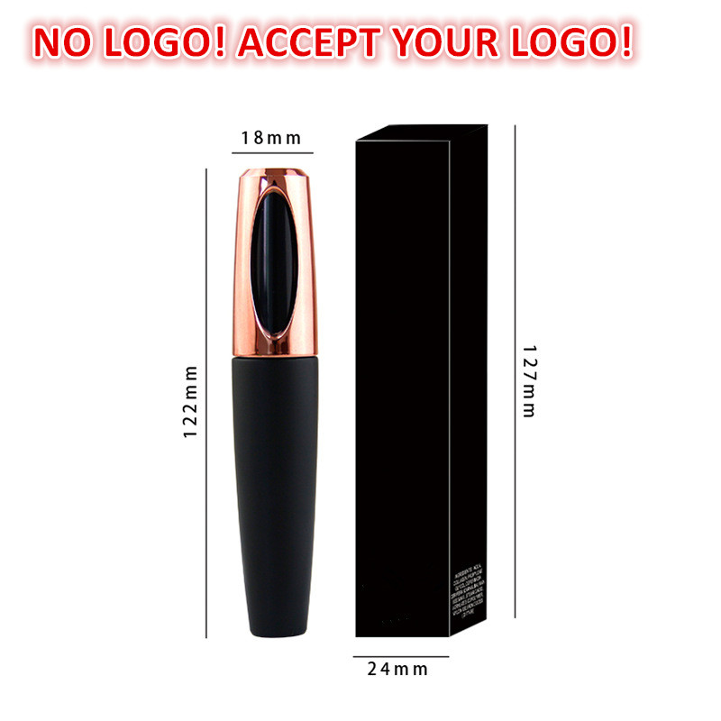 

NO LOGO!4D Silk Fiber Eyelash Mascara Waterproof Mascara For Cosmetics Makeup Eyelashes Extension accept your logo, Black