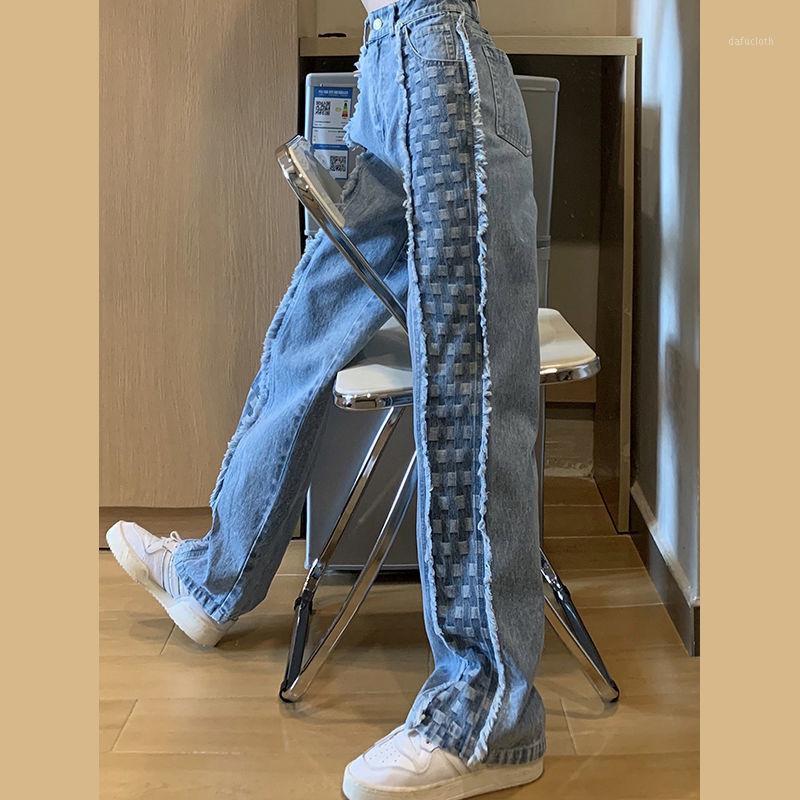 

Summer Fashion High Street Jeans Woman Trousers Cowboys Femme Streetwear Punk Print Funny Harajuku Female Japan Women