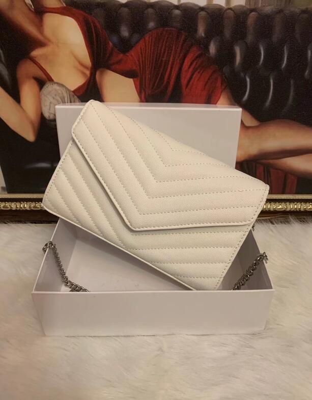 

Luxury designer handbags bag quilted real leather women bags chain shoulder high quality Flap multiple colour for choo