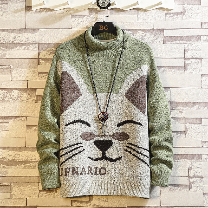 

2021 New Sweaters Men's Print Long Sleeves Autumn Winter Knitted O-neck Plus Oversize 5xl Afh3, 269 4