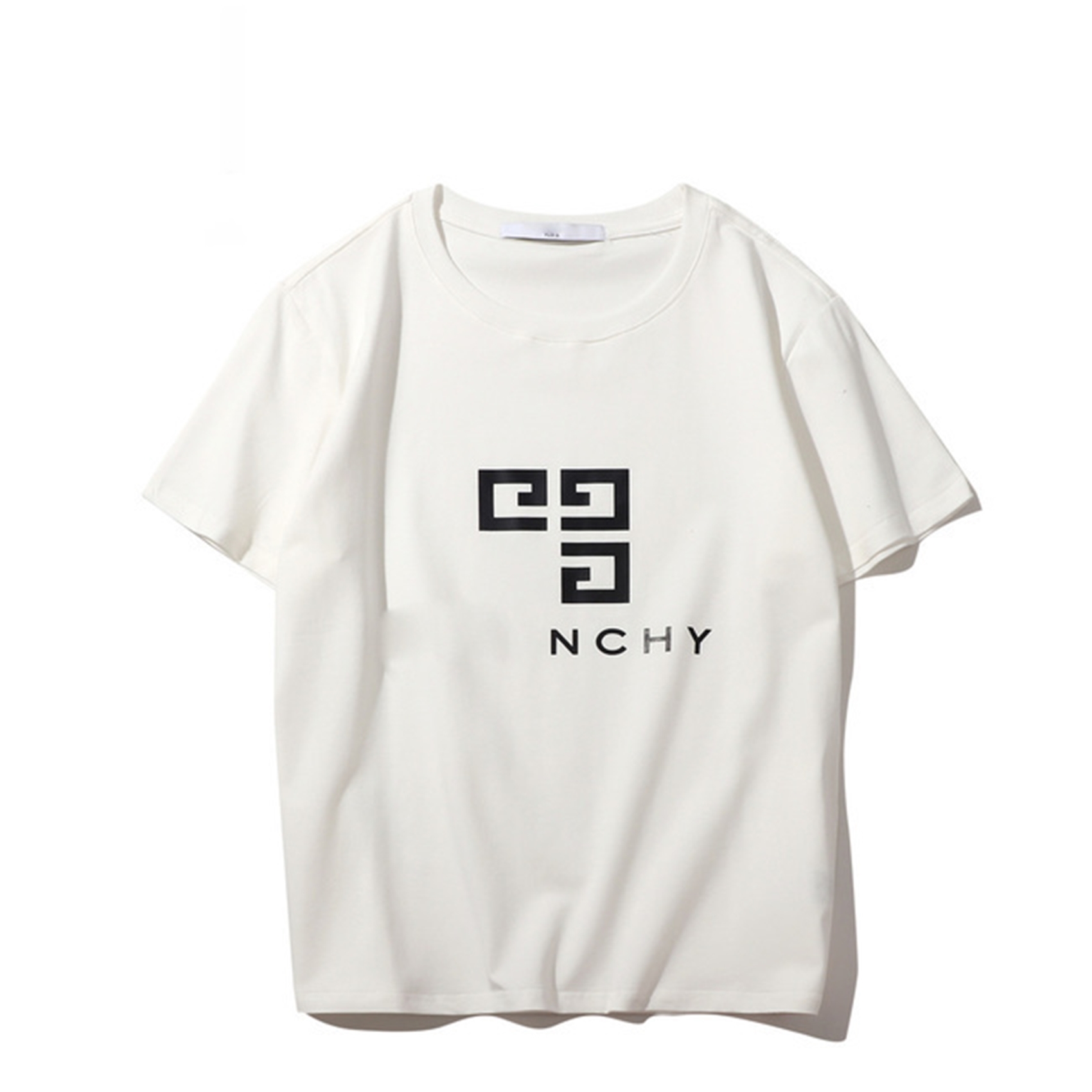 

The new 2021 paragraphs short sleeve men and women lovers animal print cotton designer fashion trends8413, White;black