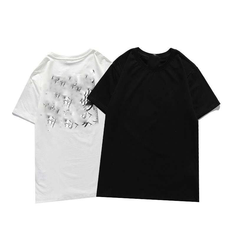 

2021 mens print t shirts mens fashion stylist summer t shirts short sleeve s-xxl, White;black