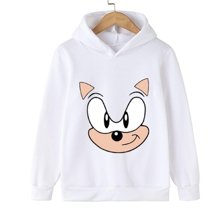 

Spring 2022 Sonic Hoodie Boys Hoodies Teens Fall Outerwear Sweatshirts Clothes Kids Long Sleeve, Red