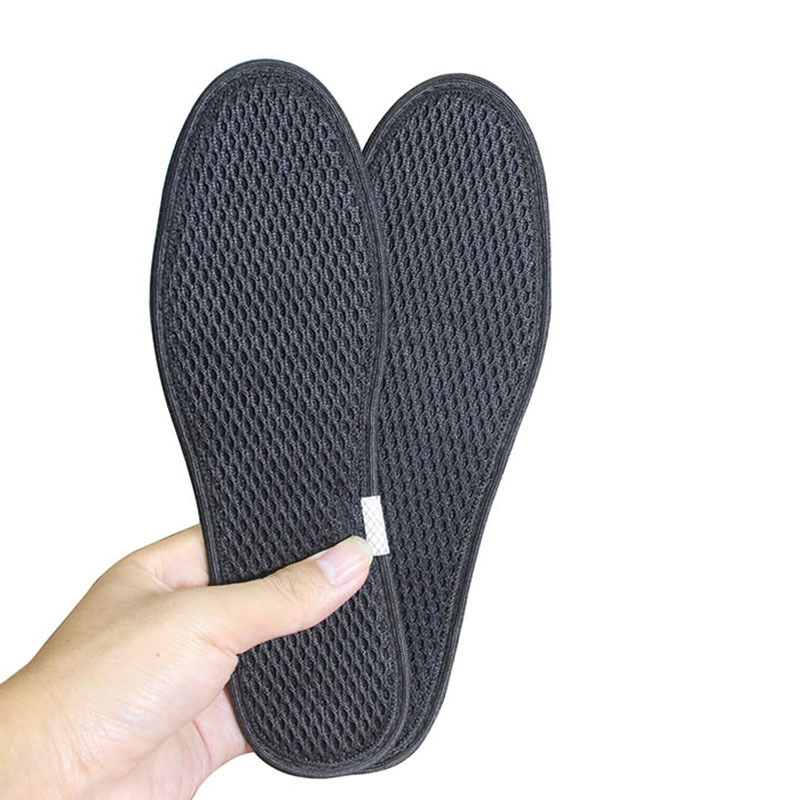 

Black Shoe Pads Unisex Bamboo Charcoal Insole Breathable Sport Durable Insoles Health Absorb-Sweat Deodorant Cushion