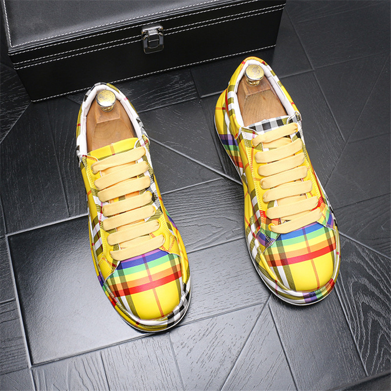 

Dress Shoes Men men's fashionable glitter shoes or casual apartments dressed as designer sequins, moccasins, platform . U6MZ, 1# shoe box