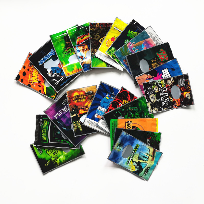 

Joke's UP 3.5g Bag Synergy Wifi OG resinevil GORILLA GLUE Smell Proof Zipper Packaging Mylar Bags